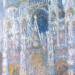 Rouen Cathedral, Blue Harmony, Morning Sunlight